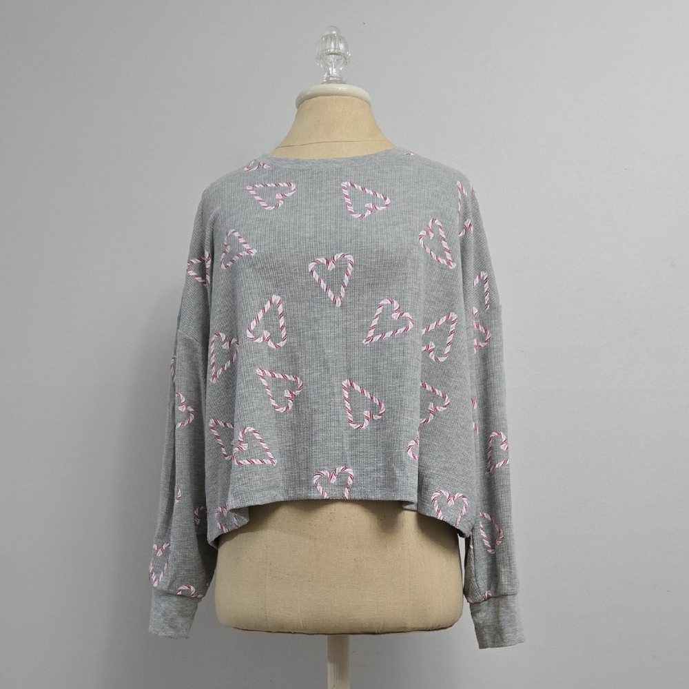 Candy Cane Crop Top